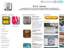 Tablet Screenshot of ericejohnson.com